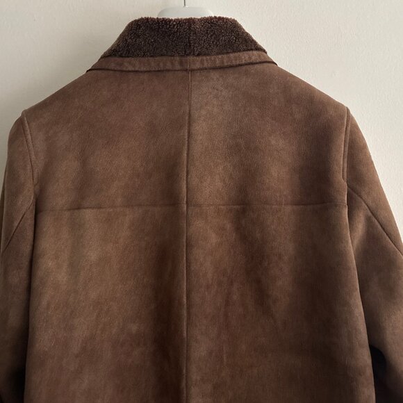 $2000 Hartwood Paris Brown Shearling Jacket/ Sheepskin Coat-- Medium - Picture 12 of 15